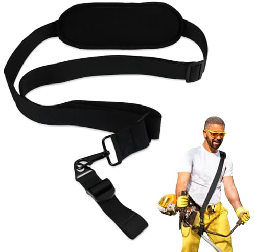 Tragegurt Für Motorsense,Verstellbare Schultergurt Mit Schulterpolster, Verstellbarer Freischneider Tragegurt Universal, Motorsense Gurt Für Rasentrimmer, Schultergurt Motorsense, Freischneider Gurt