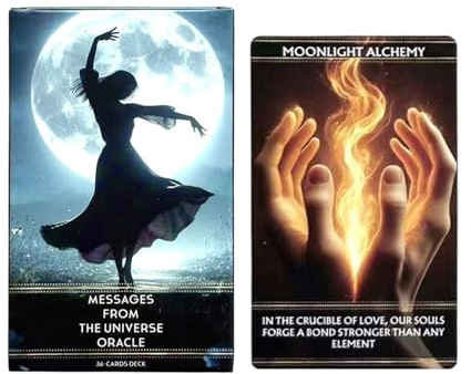 Tarot-Karten – -Design, Tarot-Decks, 36 Blatt, tragbare spirituelle Hexen-Orakel-Spielkarten, Zuhause, Reisen, Party, Freunde, Erwachsene, Teenager, Nachttreffen, Meditation | Wahrsag