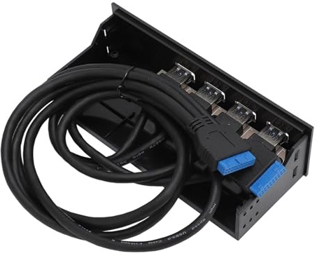 BONKZEBU Optical Drive Front Panel High Speed USB 3.0 Hub Stable Plug and Play for PC Users