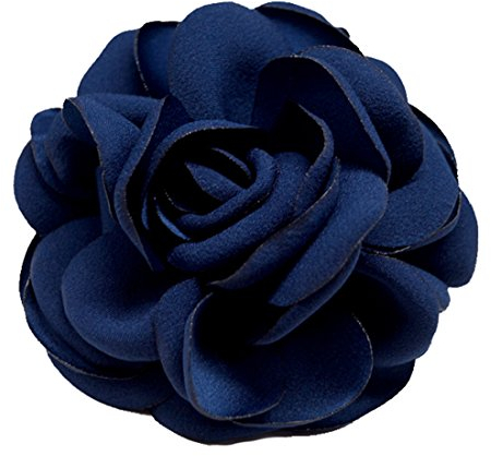 Cheerlife Haarclip Haarklipp Blumen Haarklammer Haarspange Ansteckblume Brosche Blumen Dunkelblau