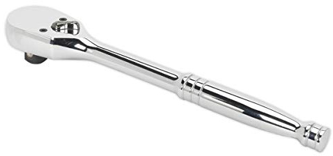 Sealey Ak662Df Ratchet Wrench 1/2In Sq Drive Dust-Free Pear-Head Flip Reverse