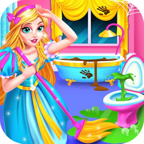Princess Castle House Cleanup - Princess Cleaning Games for Girls