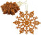 Christmas Concepts® Pack of 12-10cm Glitter Snowflake Hanging Decorations - Christmas Decorations (Copper)