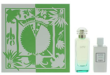 Hermès Un Jardin Sur Le Nil 2-teiliges Geschenkset: Eau de Toilette, 100 ml, Bodylotion, 80 ml.