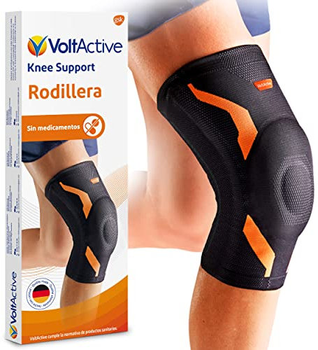 Voltactive Rodillera Con Tecnología 3D, Ayuda en la Movilidad de la Articulación, Sin Medicamentos, Talla L, 1 Unidad