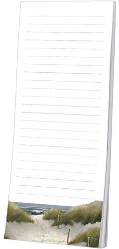 RKNB214 | Kühlschrankblock Dünen am Meer | mit 2 starken Magneten | Notizblock mit 50 Blatt | Kühlschrankblöckchen