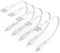 0,3m iPhone Ladekabel Kurz, 5Pack USB A auf Lightning kabel 30 cm Original iPhone schnellladekabel Kompatibel für Apple iPhone 12 11 Pro Max Xs Xr X 8 7 6 Plus SE iPad Air/Mini (Weiß)