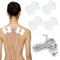 URCheers 4PCS Elektrodenpads mit Knopfkabel für EMS TENS Reizstromgerät Massagegerät