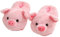 LANFIRE Tier Hausschuhe Hamster Hausschuhe Winter Hause warme rutschfeste Baumwolle Hausschuhe (PIg Pink)