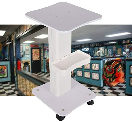 bimiti Kosmetikwagen ABS Salonwagen Tragbar Beauty Salon Trolley, Kosmetikwagen mit Rollen Salon SPA Rollwagen für Schönheitsinstrument