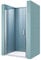 SIRHONA Porte de douche pivotante 70 x 185 cm sans cadre avec porte de douche pivotante d'angle en verre transparent 6 mm verre securit, fini chromé