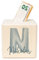 Personalisierte Kinder Spardose mit Namen aus Holz Geschenk Geschenkideen zum Geburtstag zur Einschulung, Taufe, Geburt Sparschwein Motiv Buchstabe für Jungen und Mädchen hellomini (blau)