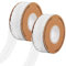 Spitzenband Weiß Vintage 2 Rolls, RUNEAY 45 Meter Spitzenband Weiss Vintage Spitzenbordüre zum Nähen für Hochzeit Tischdeko Basteln Geschenkband Kraftpapier (3CM Weiß)