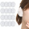 100 Pack Disposable Waterproof Ear Covers - Plastic Shower Caps - Clear Ear Protectors for Shower & Bathing