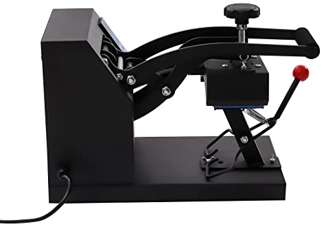 100W Heißpressmaschine Temperatur und Zeitregler Kappe Wärmepresse Hut für DIY Heißpresse Hitzepresse Heat Press Machine