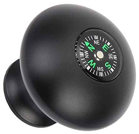 Hand Grip Knob,Outdoor Anti-skid Waterproof Universal Ergonomic Design Trekking Pole Stick Monopod Tripod Head Grip Knob with Compass,for Hiking/Camping