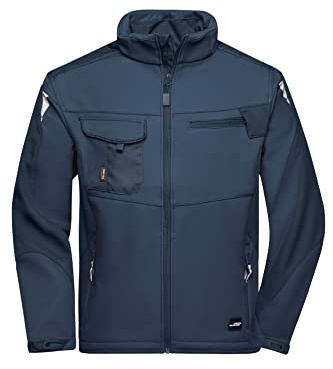 James & Nicholson Workwear Softshell Jacke - Funktionelle Arbeitsjacke für die Übergangszeit