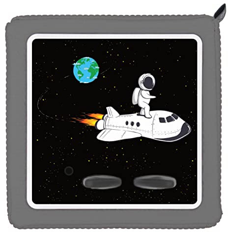 Punalu Schutzfolie für Toniebox, Astronaut 4, Dekofolie selbstklebend, wasser- und kratzfest, Toniebox Aufkleber