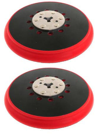 2x Trade-Shop 150mm 72-Loch Klett Schleifteller Haftteller kompatibel mit M8 Exzenterschleifern, Ersatz für Bosch 2 608 601 335/2.608.601.335, RSM6045