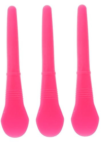 minkissy 3pcs Toning Tool Makeup Brush Tools Digging Powder Spoons Facial Mask Mixing Rods Diy Stirring Supplies Make up Stirring Sticks Diy Glue Rods Silica Gel Mixing Spoon Manual