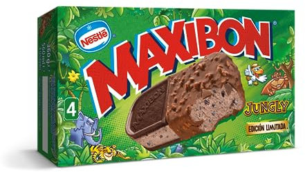 MAXIBON Sandwich, Helado Maxibon Jungly, 4 x 140ml (Congelado)