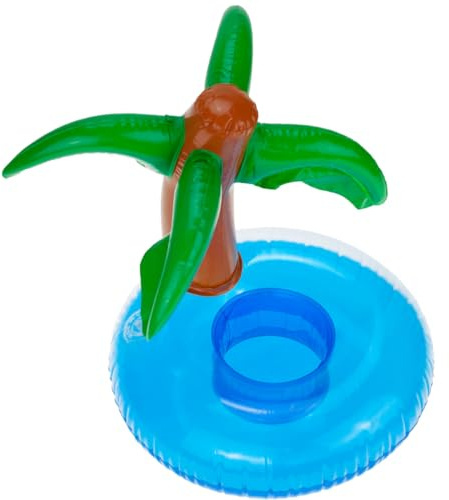 Martom Dosenhalter, Palme, aufblasbar, für Dosen und Flaschen, Poolparty und Strand, Partyzubehör, Accessoires, Geschenk, Sommer, CocktailDUMP Cup Supply Strandpalme
