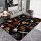 Bereich Teppich 3D Gedruckt Anti-Rutsch-Teppich Home Decoration Thema Wohnzimmer Teppich Musikgitarreninstrument 200 X 300 cm 3D -Gedruckter Teppich Wohnzimmer Dekor Krabbelte Matte Schlafzi -9A6R/V1