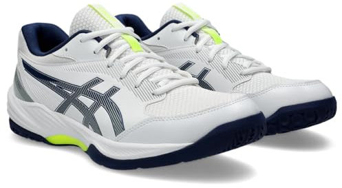 ASICS Men's Gel-Task 4 Sneaker, White/Blue Expanse, 9.5 UK