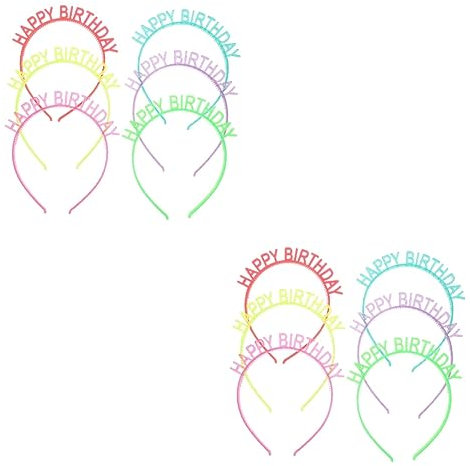 VICASKY 12stücke Teiliges Leuchtendes Haarband Für Kindergeburtstag Farbwechselnde Krone Party Haarschmuck Für Feierlichkeiten Unisex Wiederverwendbar Und Leicht Für Fotos Und Deko