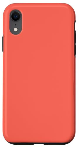 Hülle für iPhone XR Handyhülle coral orange koralle
