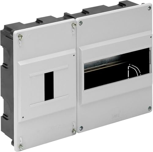 Caja empotrar hasta 8 elementos 277 x 188 x 55 mm, ideal para organizar y proteger conexiones eléctricas.
