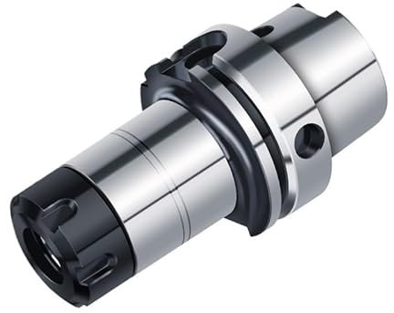 FSLMEIL 1pc 63F Werkzeug Halter HSK63 HSK ER ER16 ER25 ER32 ER40 Werkzeug Halter HSK 63F ER Gravur Holzbearbeitung Maschine Werkzeug Halter(HSK50E-ER25-100L)