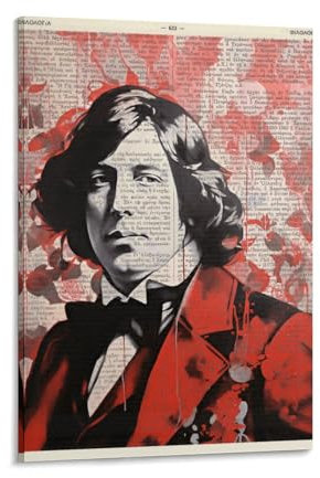 Oscar Wilde Kunstposter, Oscar Wilde Kunst, Oscar Wilde Druck, Oscar Wilde Poster, Oscar Wilde, Dichter, Lebensphilosoph, Oscar Wilde Geschenk, Leinwandposter, Wandkunst, Schlafzimmer, Büro,