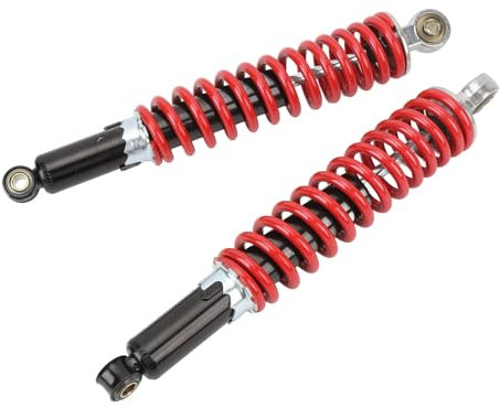 ATV-Stoßdämpfer, 2 Stück, 350 Mm Stoßdämpfer, 8 Mm Feder, Universell Passend für 50 Bis 150 Dirt Pit Bike, Quad-Scooter mit Metalllegierungsmaterial