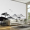 NOGAWA Papier Peint xxl Chinois Japonais, Papier Peint Motif Paysage Asiatique, Panoramique Décoration Murale Pour Salon, Chambre, Tapisserie Murales Intissé, Wallpaper Mural 350x256cm