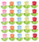 SHINEOFI Tulip Beads Set for Jewelry Making 120pcs Tulip Glass Beads Necklace Accessories