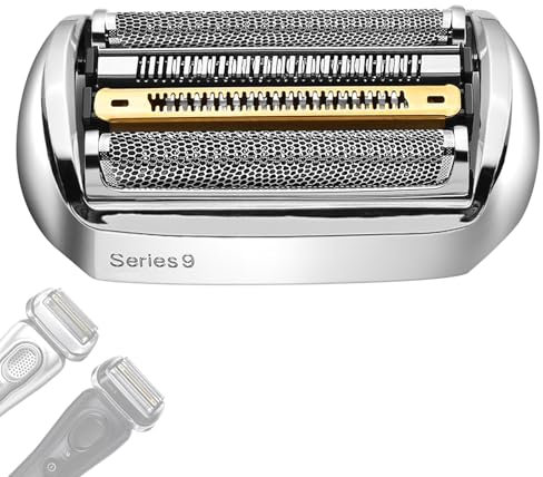 Elektrischer Scherkopf für Braun Serie 9,92S Kompatibel Mit Braun Series 9 Scherkopf,Silbrig Series 9 Elektrorasierkopf Ersatzteil geeignet,Ersatzklingen Folienkopf Zubehör für Rasierapparate (92S)