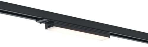 Qazqa led Modern Schienenleuchte für Schienensystem - Iconic Tsiri - Schwarz, 2700K - 3800K, dimmbar, 24cm, Ideal als Küche lampe und