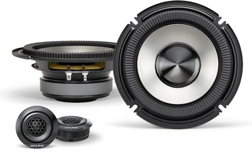 Alpine BRV-S65C 6.5 BassRev™ Component Speaker Set