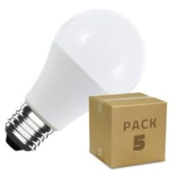 LEDKIA 5er-Pack LED-Glühbirnen E27 10W 1000lm A60 No Flicker 3000K Warmweiß