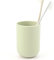 Tumbler Toothbrush Holder Plastic Cups Bathroom Tidy Razor Holder Toothpaste Holder Small Makeup Brush Holder Small Bathroom Cup Travel Camping Portable Reusable Storage Cups 350ml (Green)