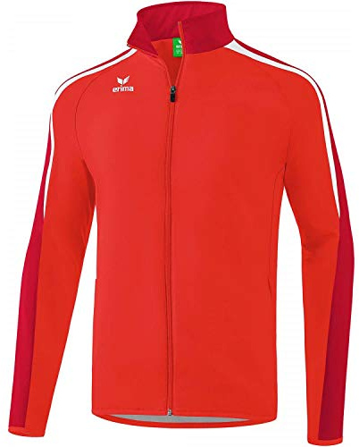 ERIMA Kinder Präsentationsjacke Präsentationsjacke, rot/dunkelrot/weiß, 140, 1011821