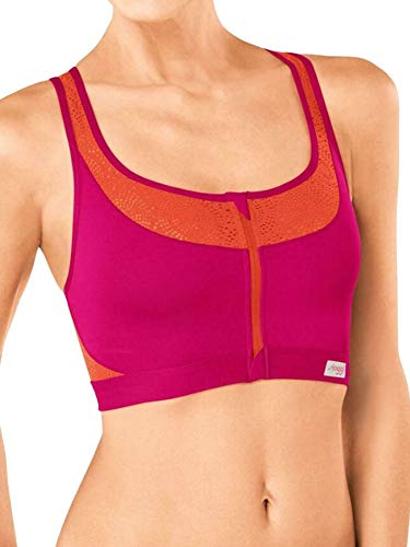 Sloggi Damen Sport-BH Women Move Fly N, Mehrfarbig (Pink-Light Combination M019), Gr. 80C