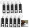 iwobi 10 Pièces Porte-clés Lumineux Enfant, Mini Lampes de Poches Camping Lampe Porte Clef Torche Portable