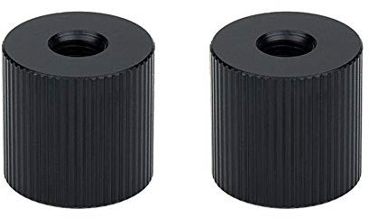 JJC Metallstativmutter mit Standard 1/4-20 Gewinde, Verbindungsmutter für gelenkige Friktionsarme Stativhalterungen (2er Pack)