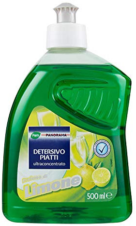 Pam Panorama Detersivo Liquido Piatti, Limone, 500ml