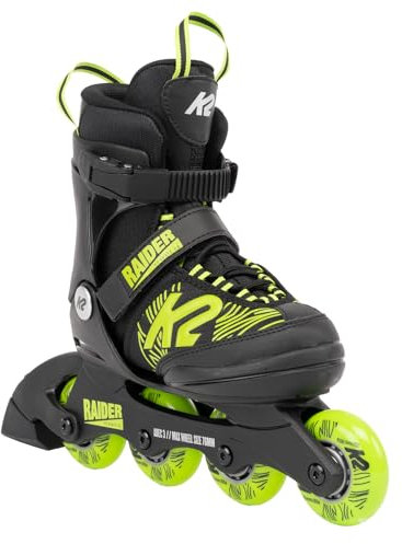 K2 Skates Raider - Jungen Inline Skates — Black - Lime — 30G0125