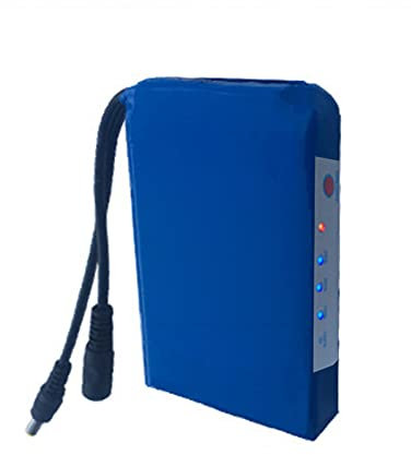 FREEDOH DC 12V Lithium-ion Battery Pack Portable Rechargeable Lithium Polymer Li-ion Battery With Charger Suitable for Cameras Children's Toys LED Light Bars Lighting Tools, etc.,5000mAh B