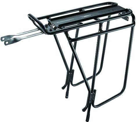 Topeak Super Tourist DX 2.0 Bicycle Rack for wheel size 26/27.5/700c Not Disc Brake Compatible, Black