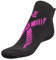 R-EVENGE Chaussette Pool Classic Q-NOVA, idéale pour les activités dans l'eau et les surfaces humides. Antibactérien et antidérapant, Noir – Fuchsia, 34-37